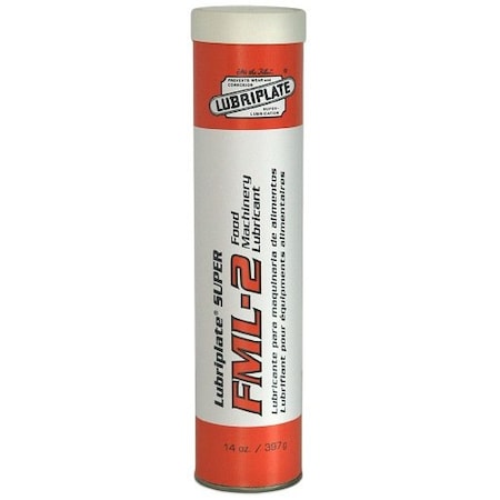 Lubriplate Calcium Complex Grease, Multipurpose, Grease Gun Cartridge FML-2 14.5OZ CART ; L0145-098